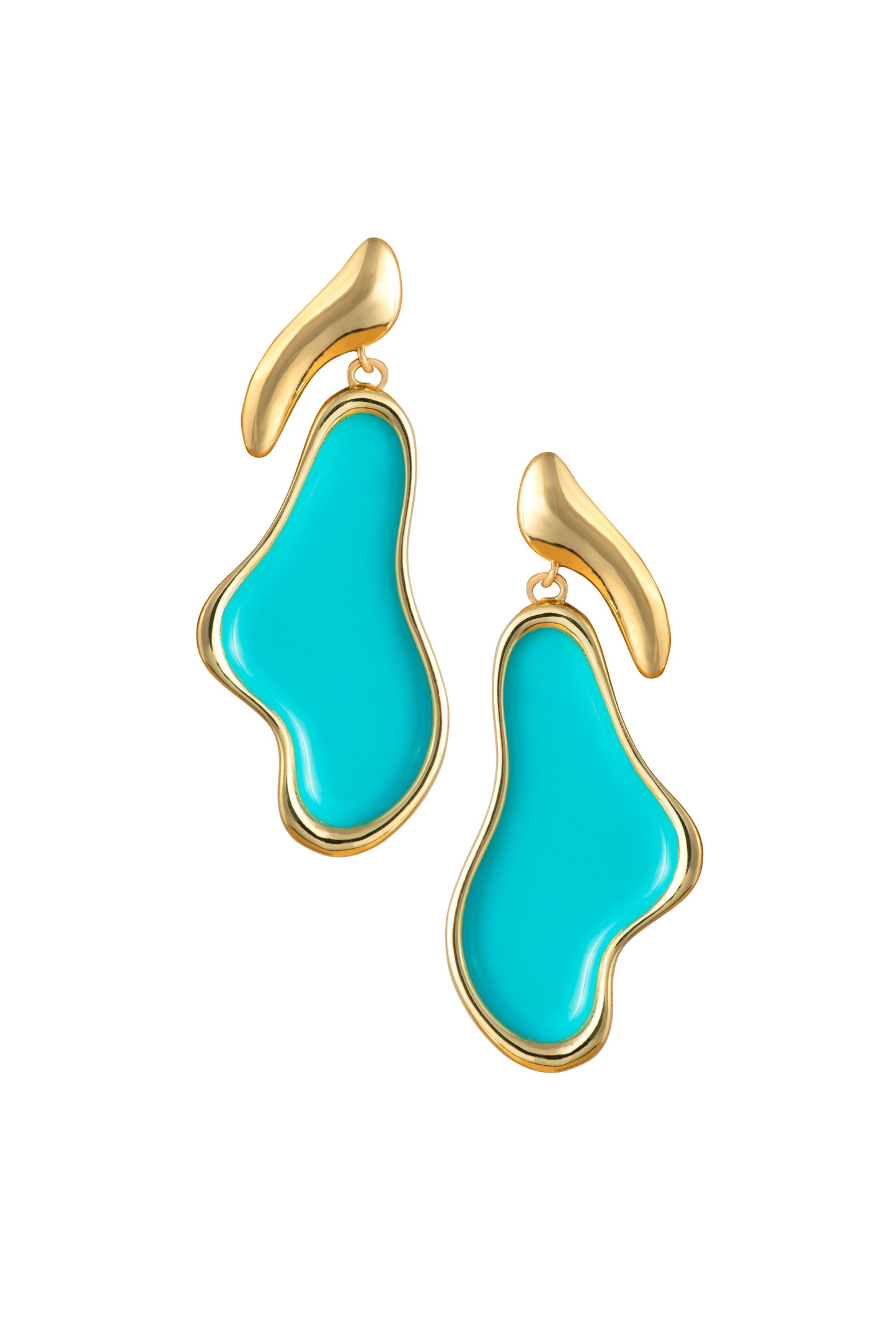 Saint Topez Earrings - Aqua