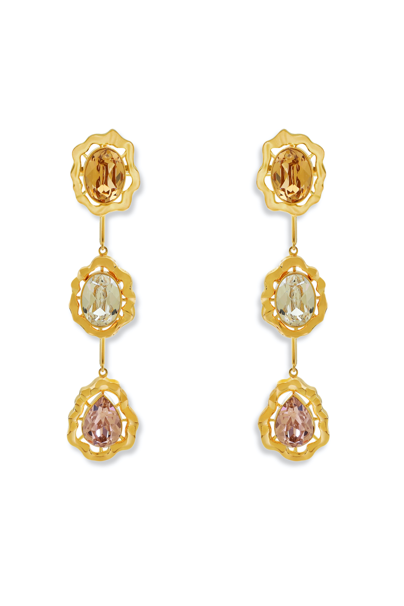The Bloom Earrings - Golden