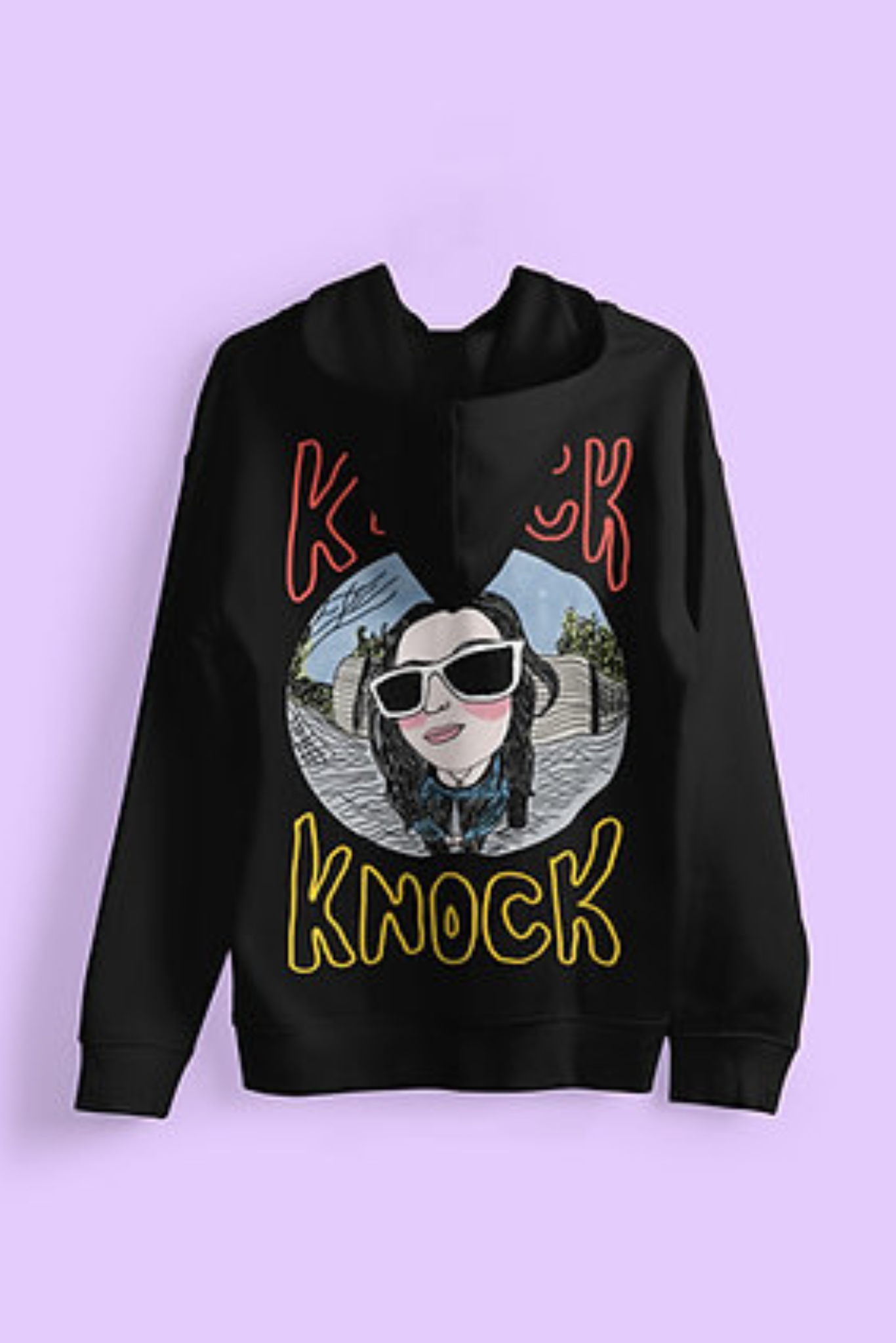 Knock Knock |Oversized fit Hoodie