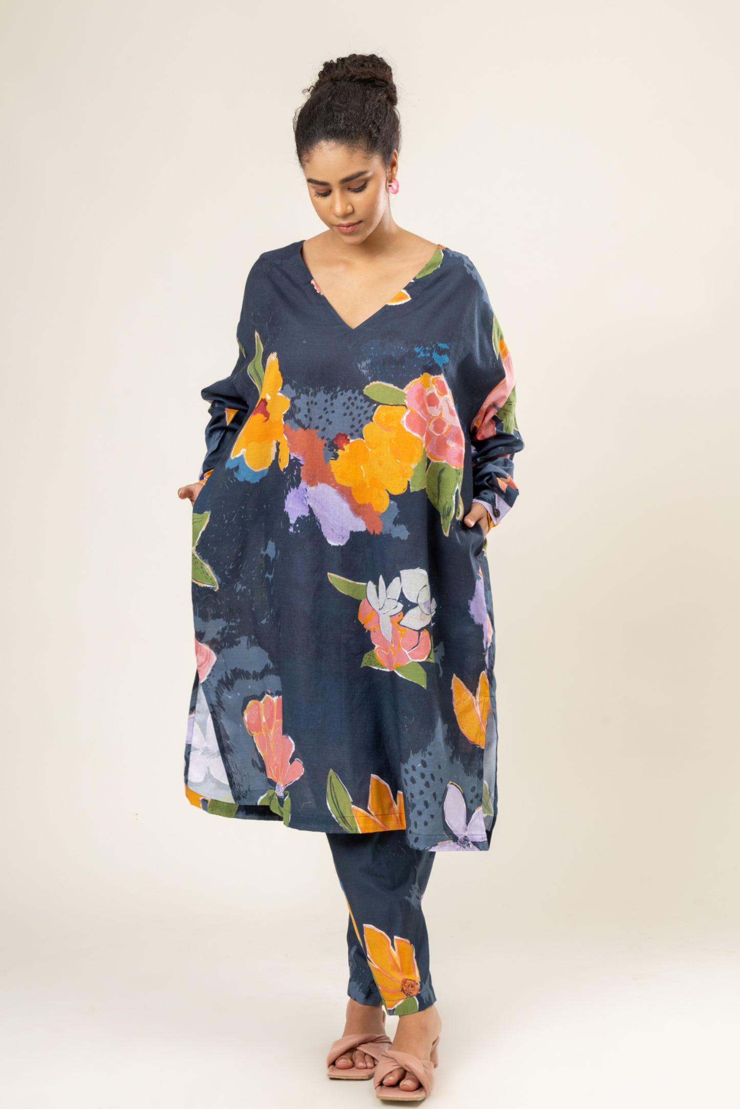 Helen Floral Kaftan