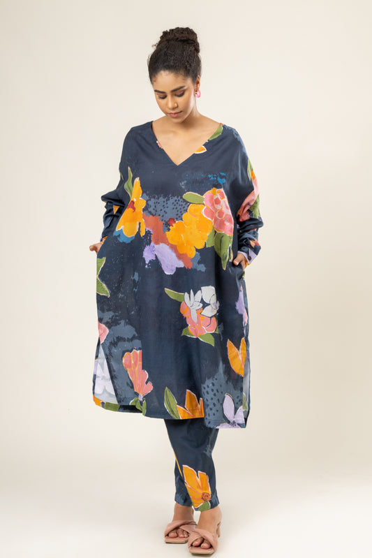 Helen Floral Kaftan