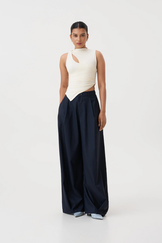 IRA PLEATED TROUSERS