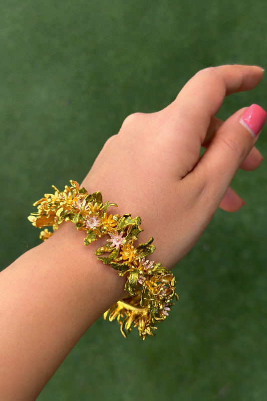 Blooming Trail Bangle - Pastel Garden