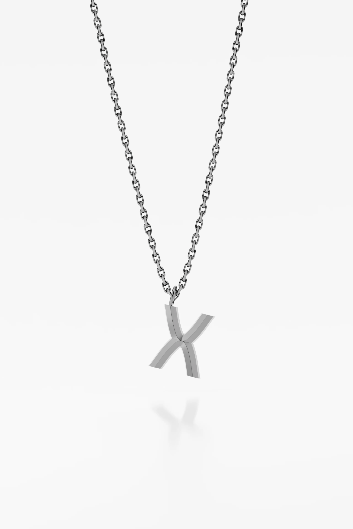 Bold Letter Necklace - X
