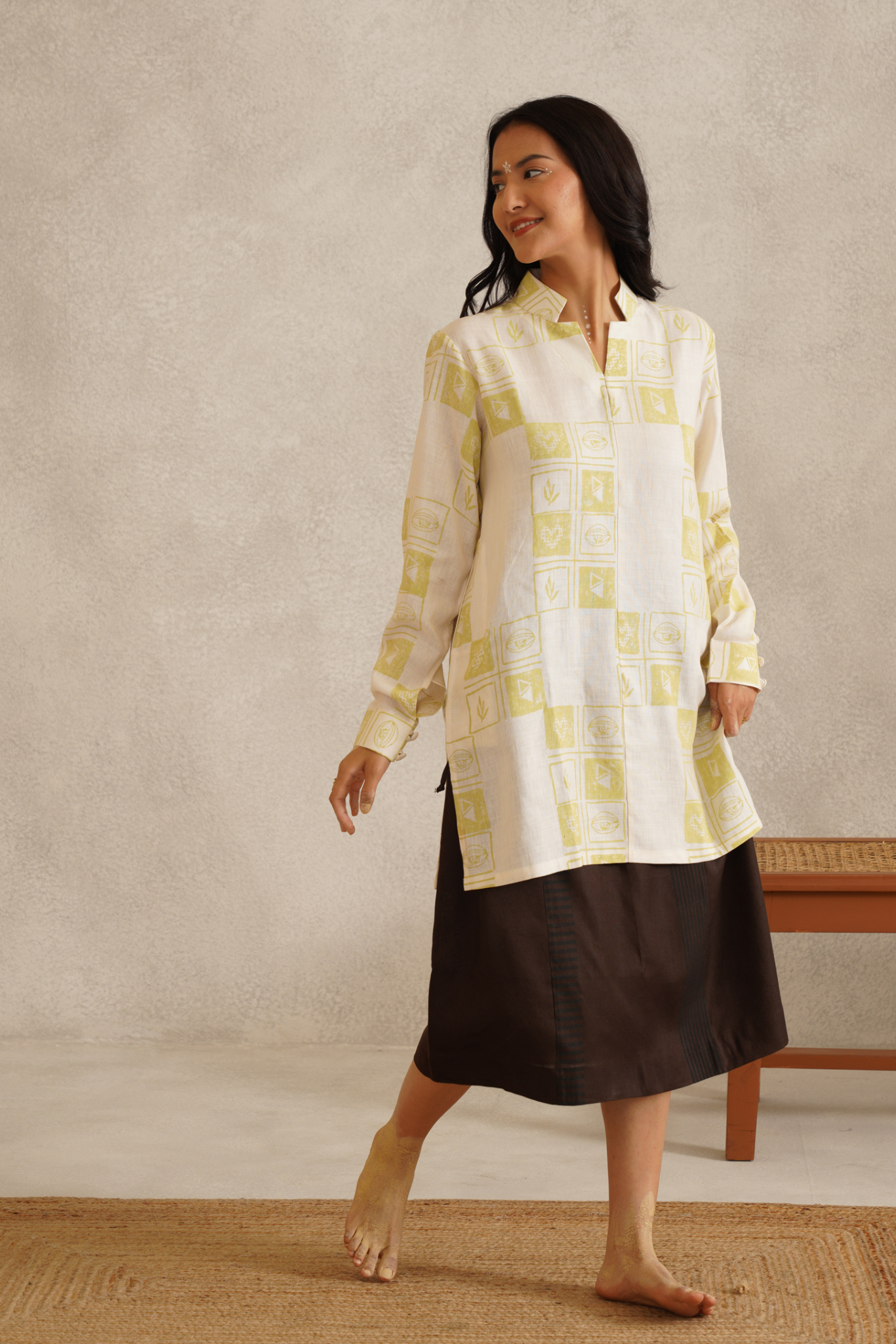 Resilience Kurta - Cream White
