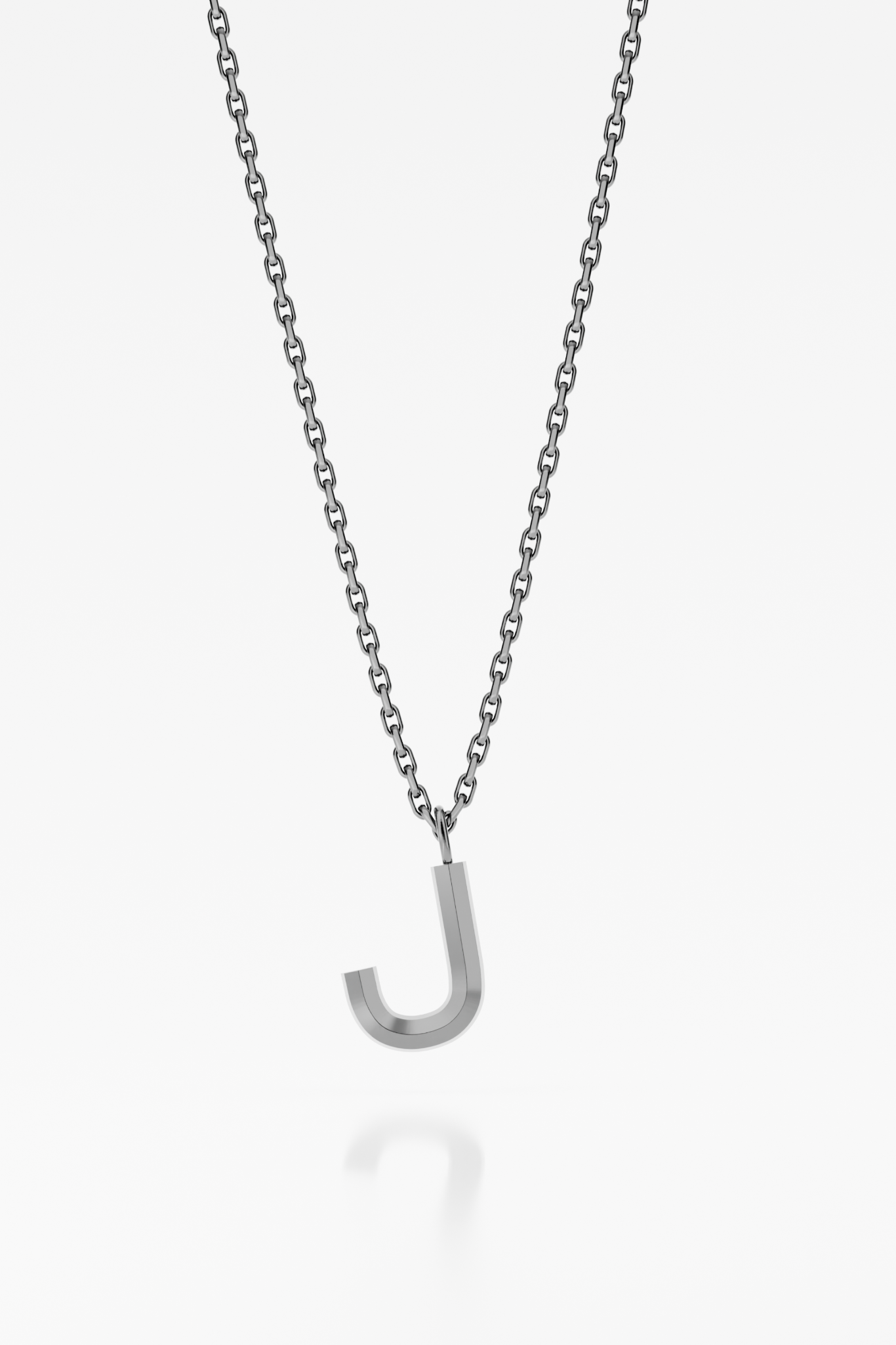 Bold Letter Necklace - J