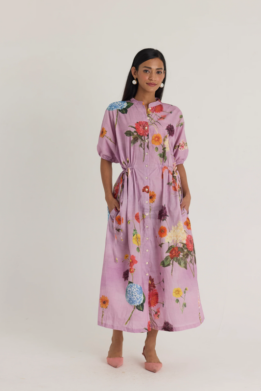 Giggle Berry Side Tie Up Dress