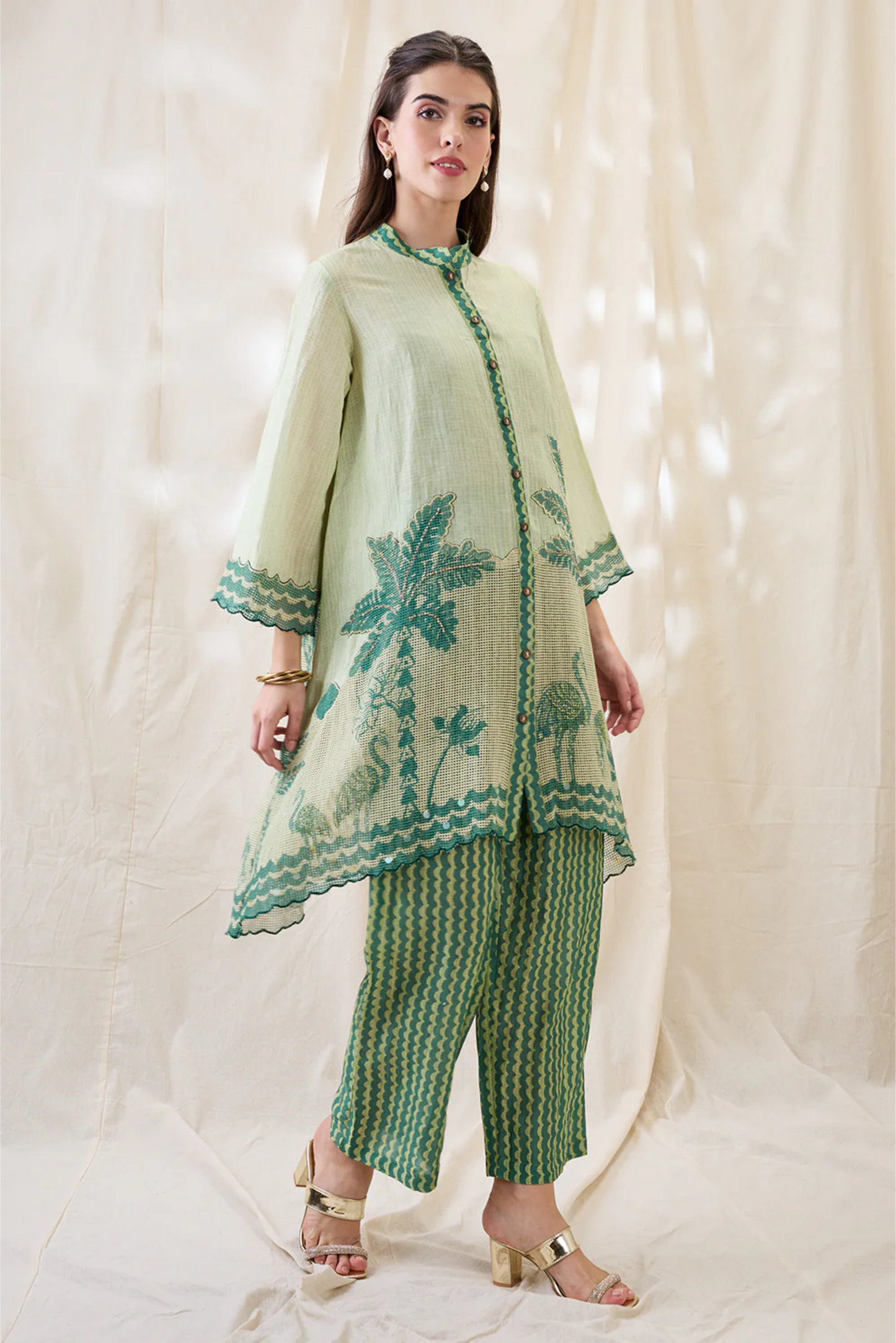 Noorani Embellished kurta set