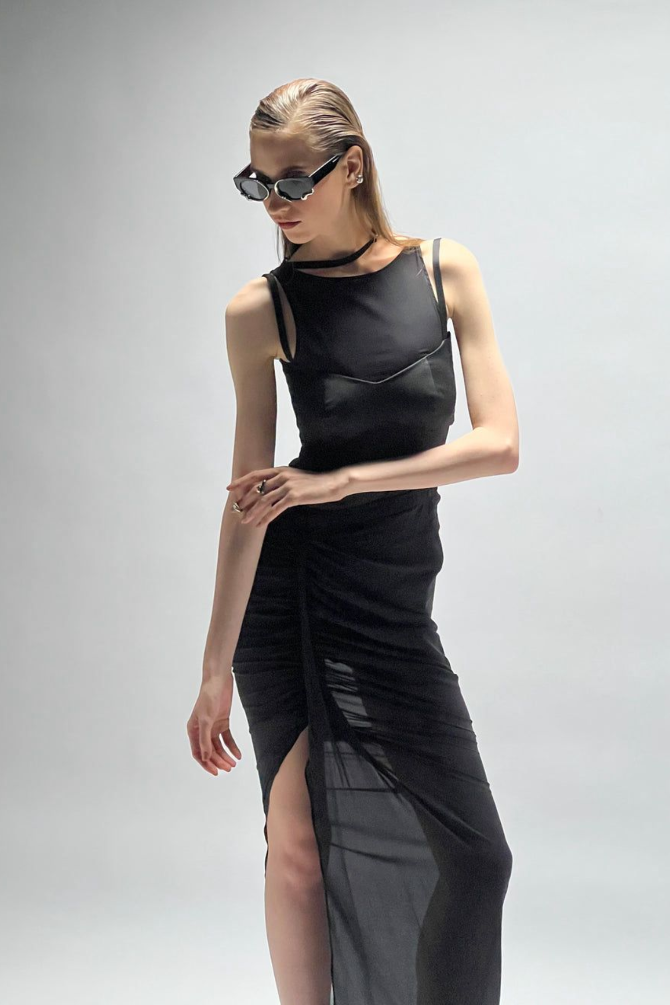 Pure Silk Drape Skirt
