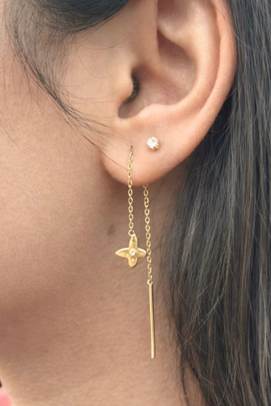 Butterfly Threader Earrings