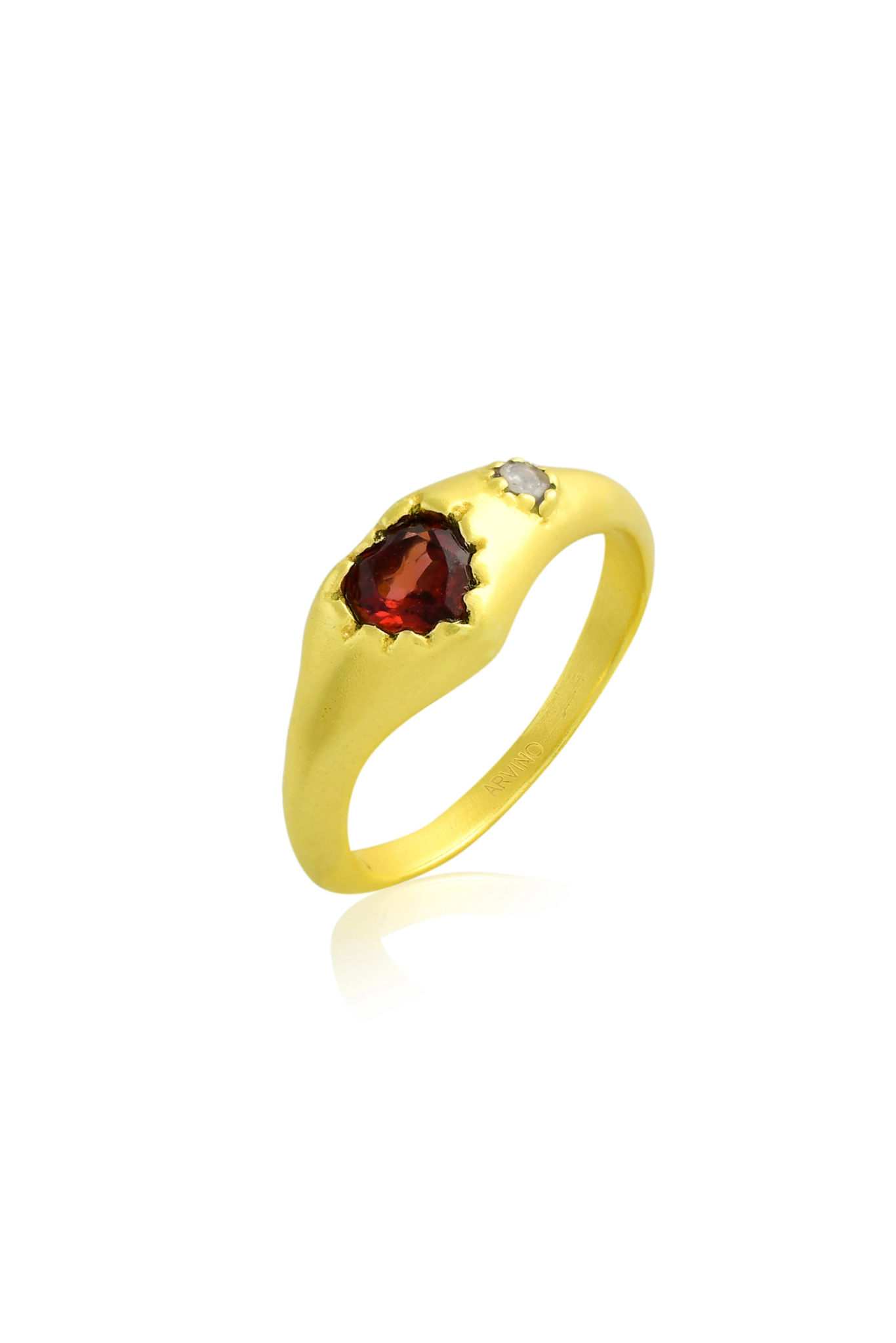 Garnet Amor Ring