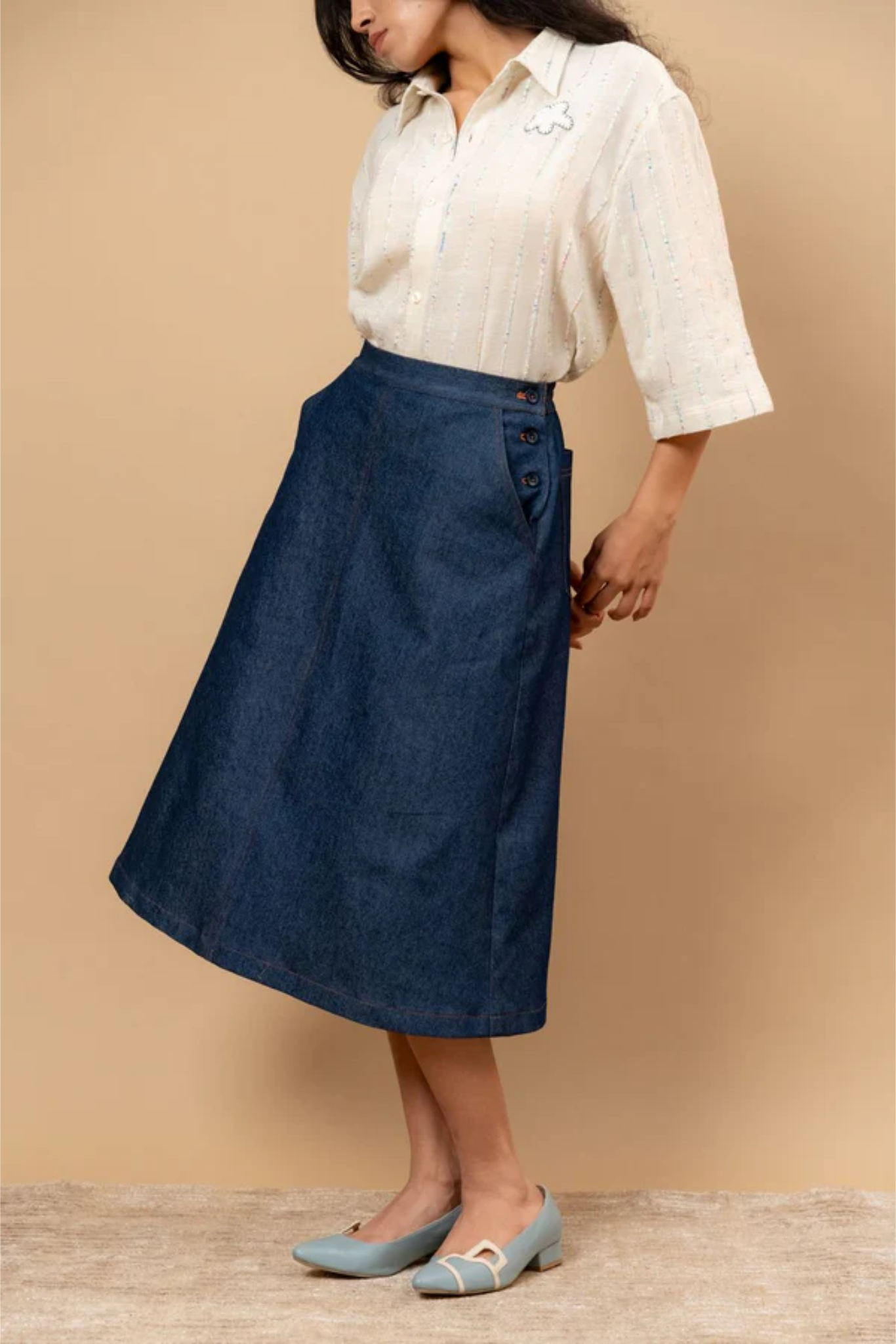 STARGLADE DENIM SKIRT