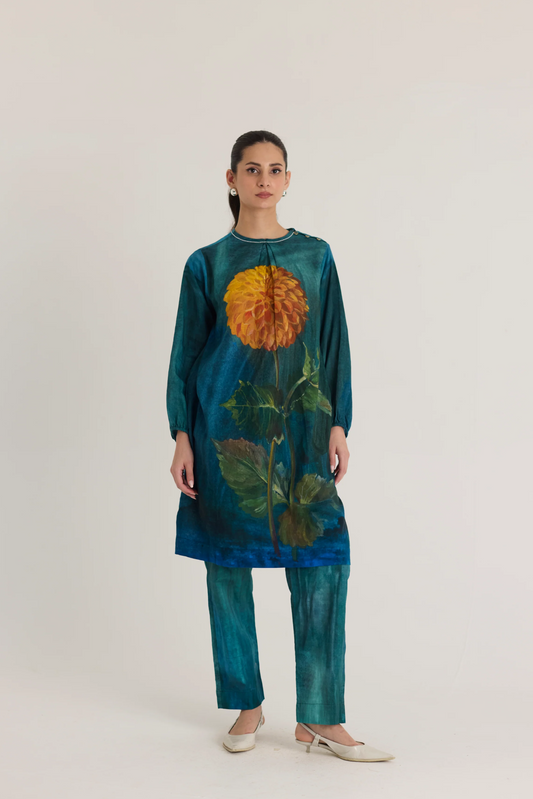 Dilly Dally Twill Kurta Set