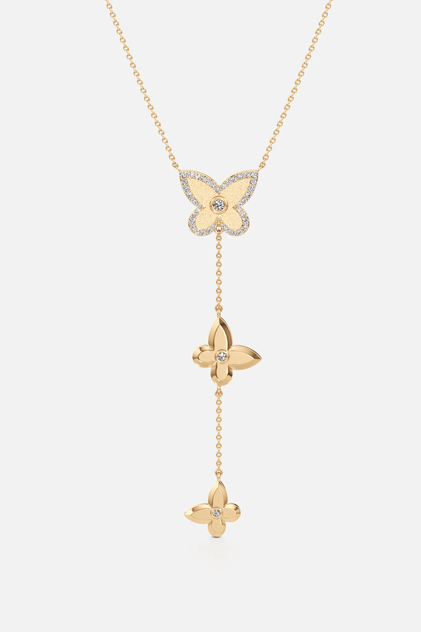 Butterfly Lariat Necklace