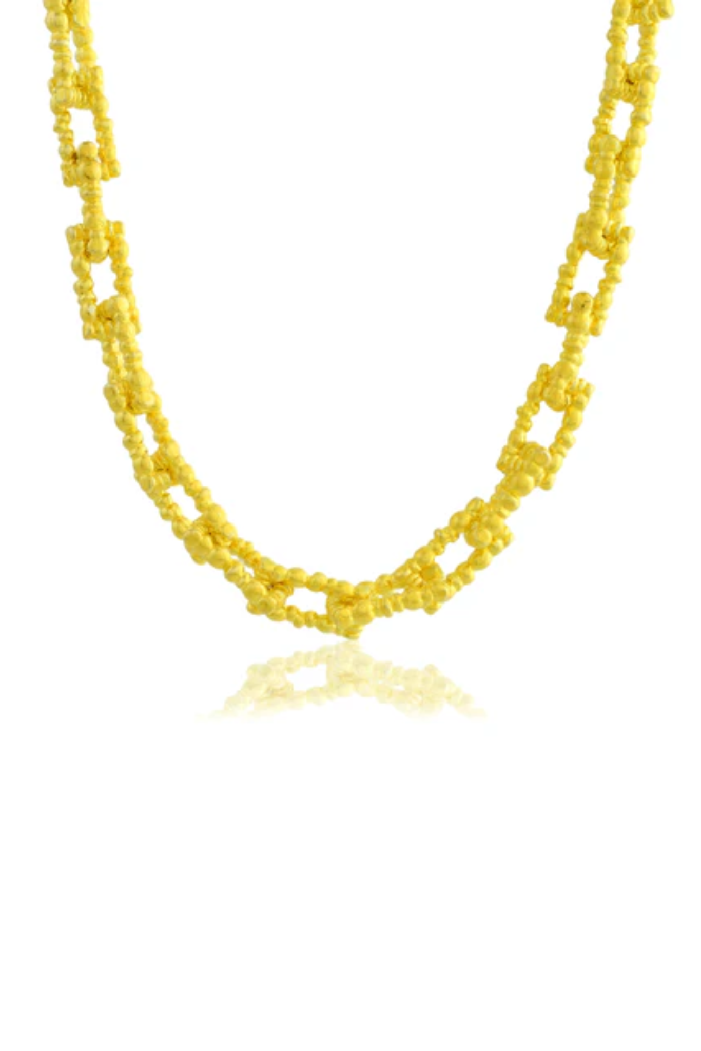 Chunky Dotted Link Chain Necklace