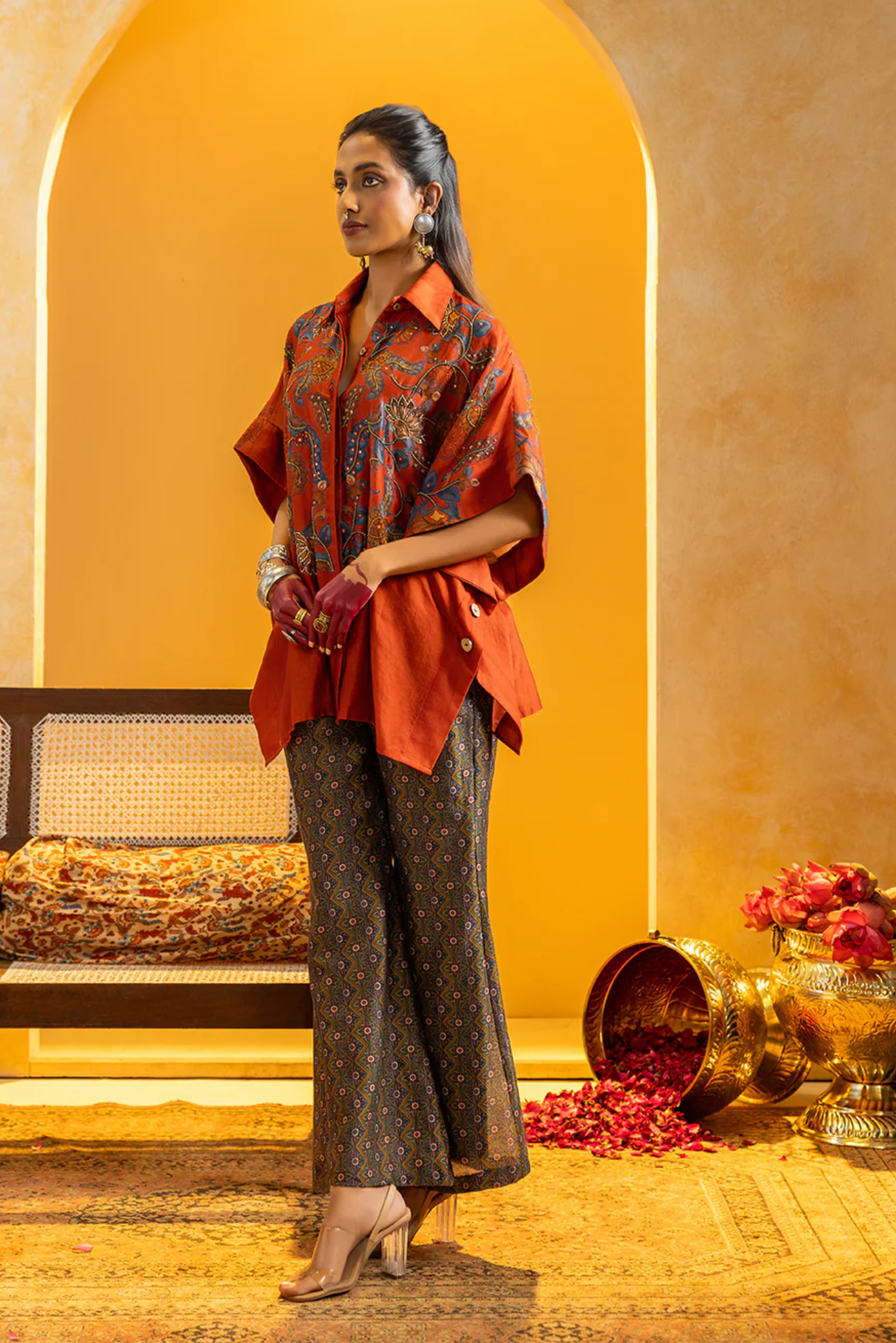 Rangtara embellished  co-ord set