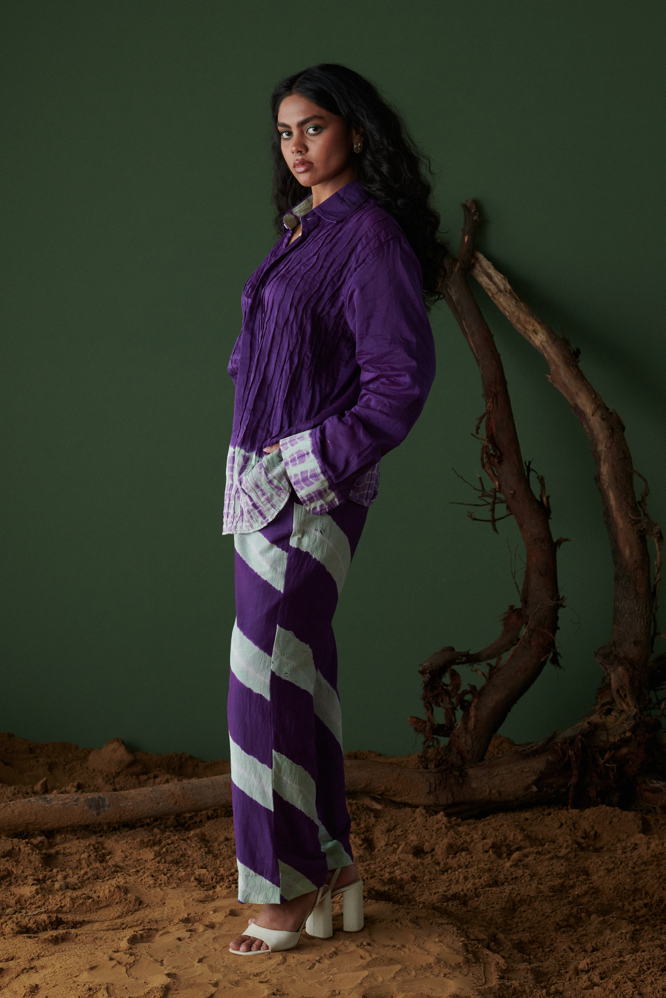 PURPLE PATAKA SHIRT