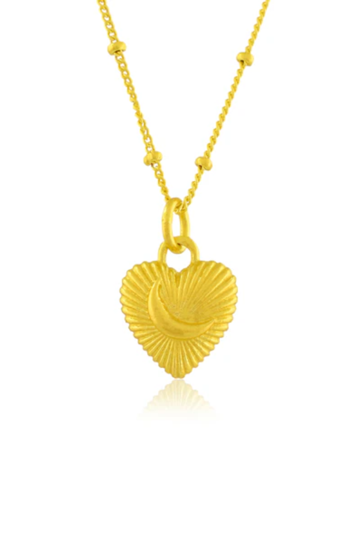 Amore Moon Charm Necklace