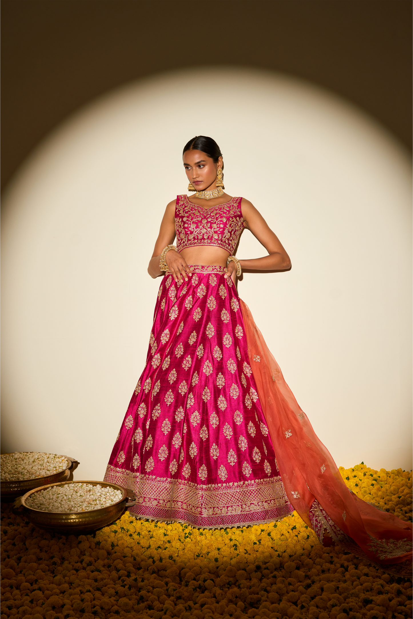 Masiah Lehenga with blouse and dupatta