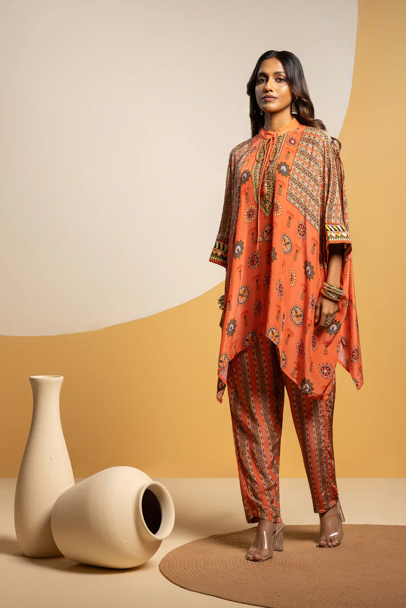 Taarani Embellished kimono kurta set