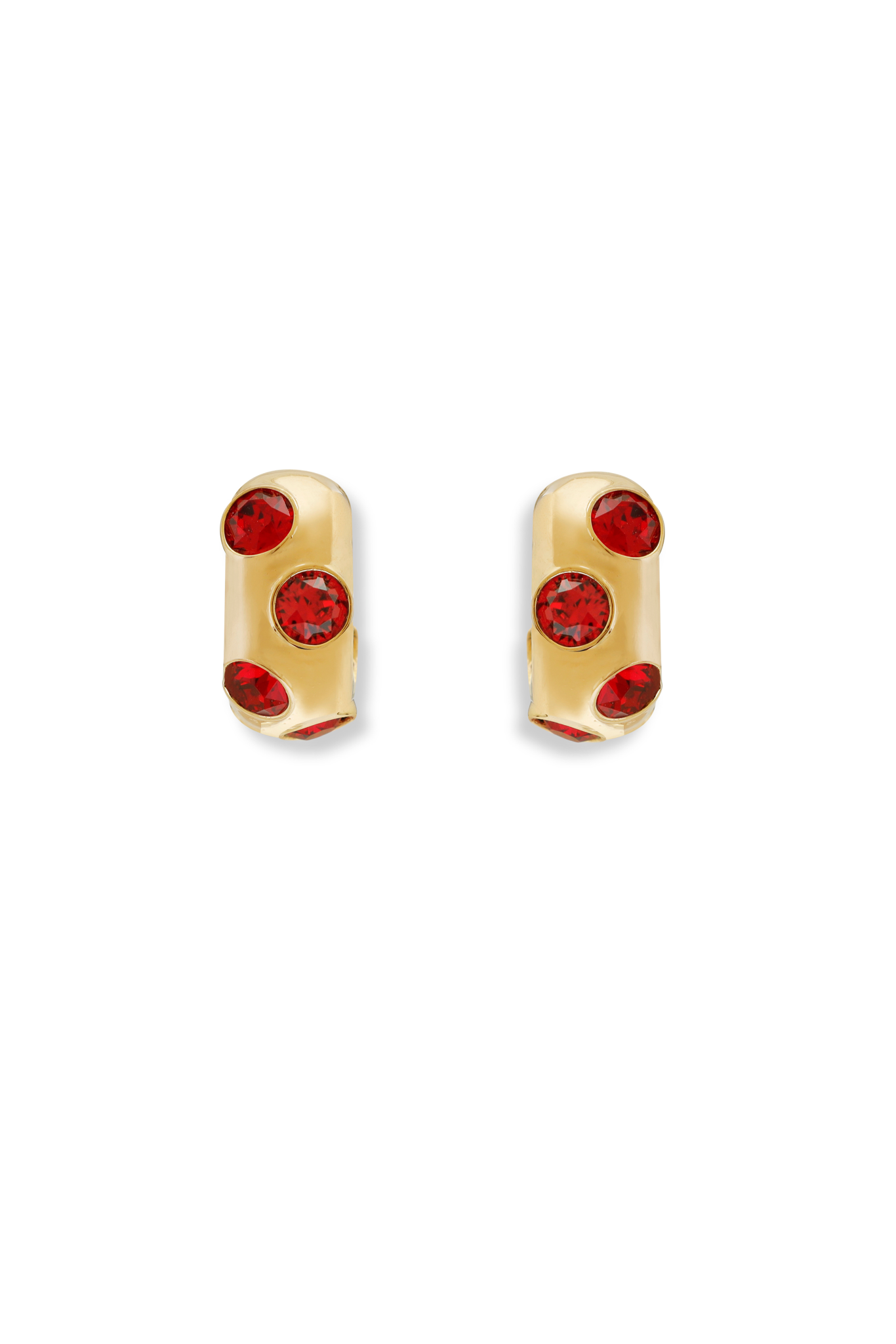The Signet Earrings - Red