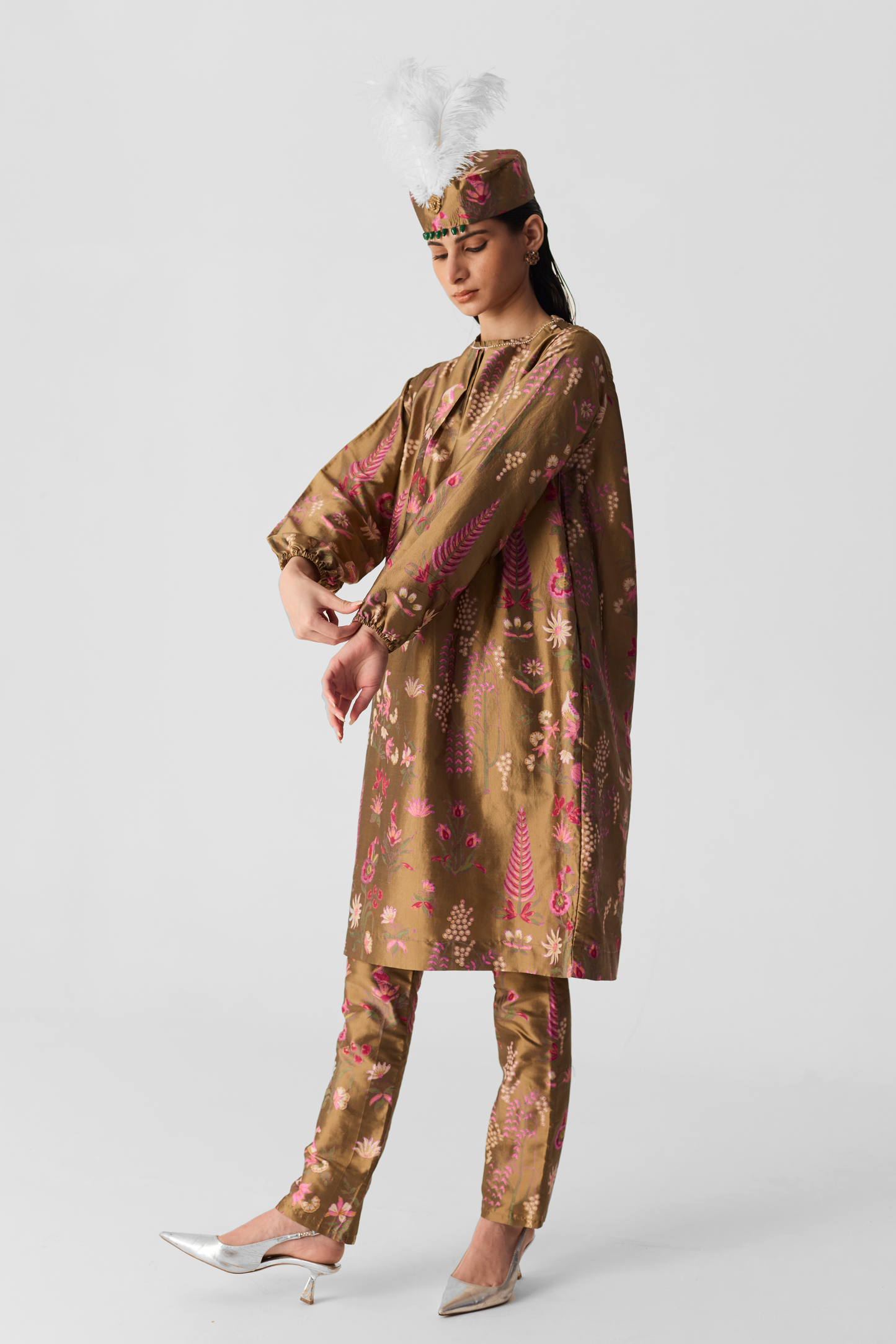 Bahar Pink Kurta Set