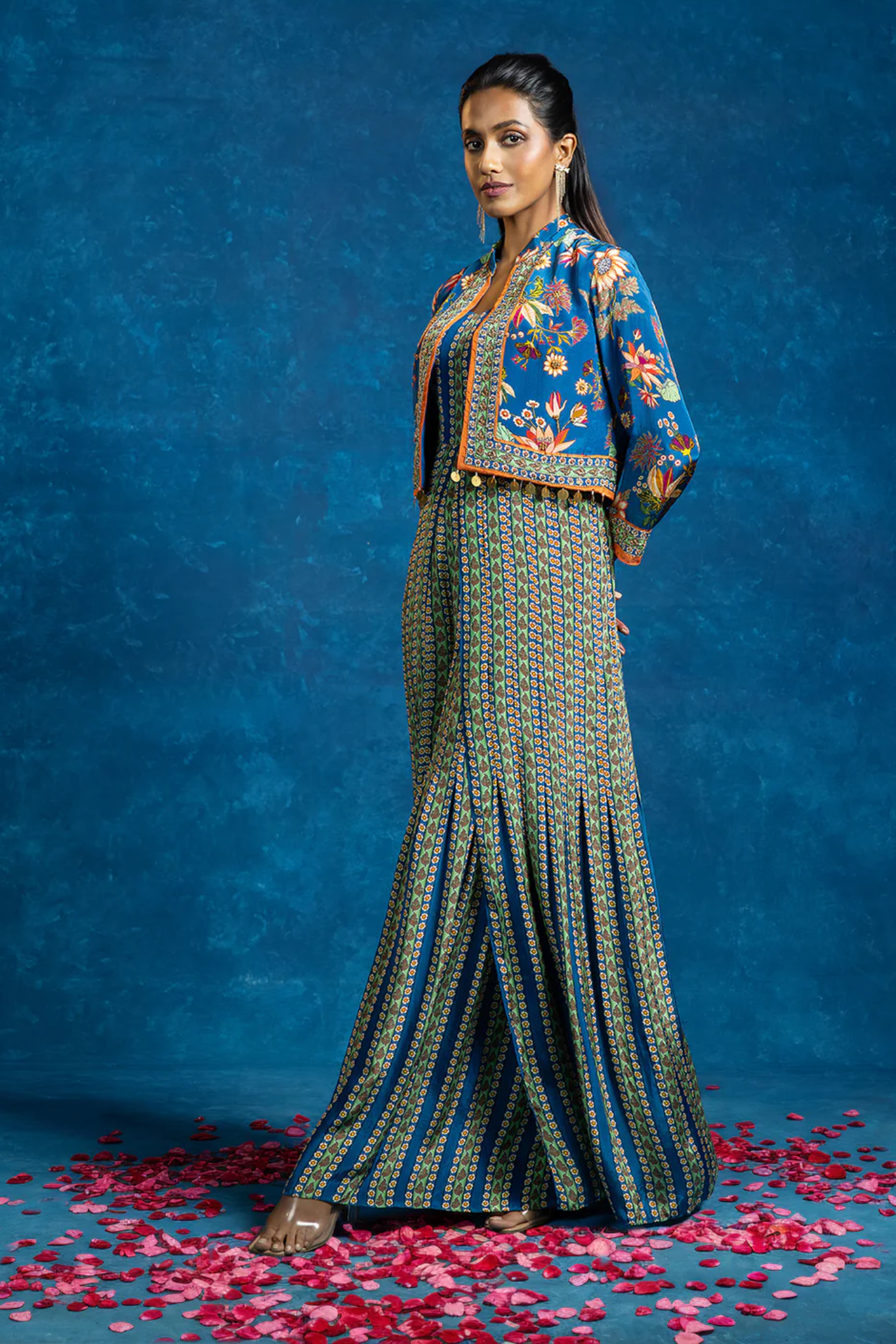 Aarani embellished jumpsuit set