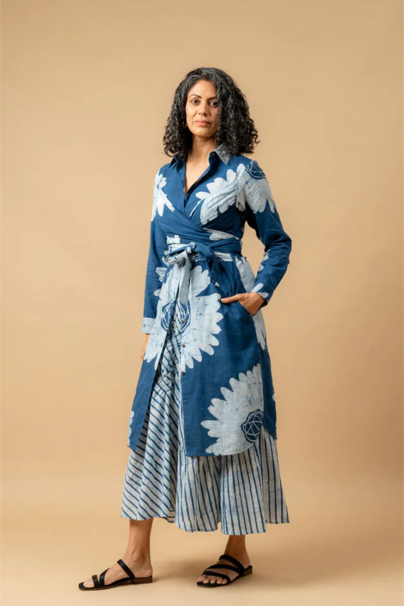 THEA BATIK FLOWER TUNIC