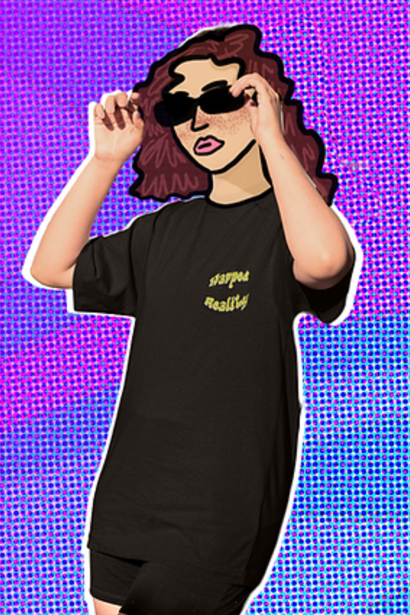 Warped Reality | Oversized Fit Unisex T-shirt