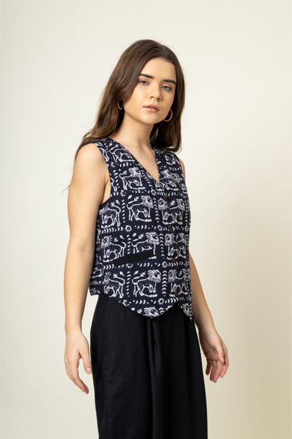 Francis Batik Waist Coat