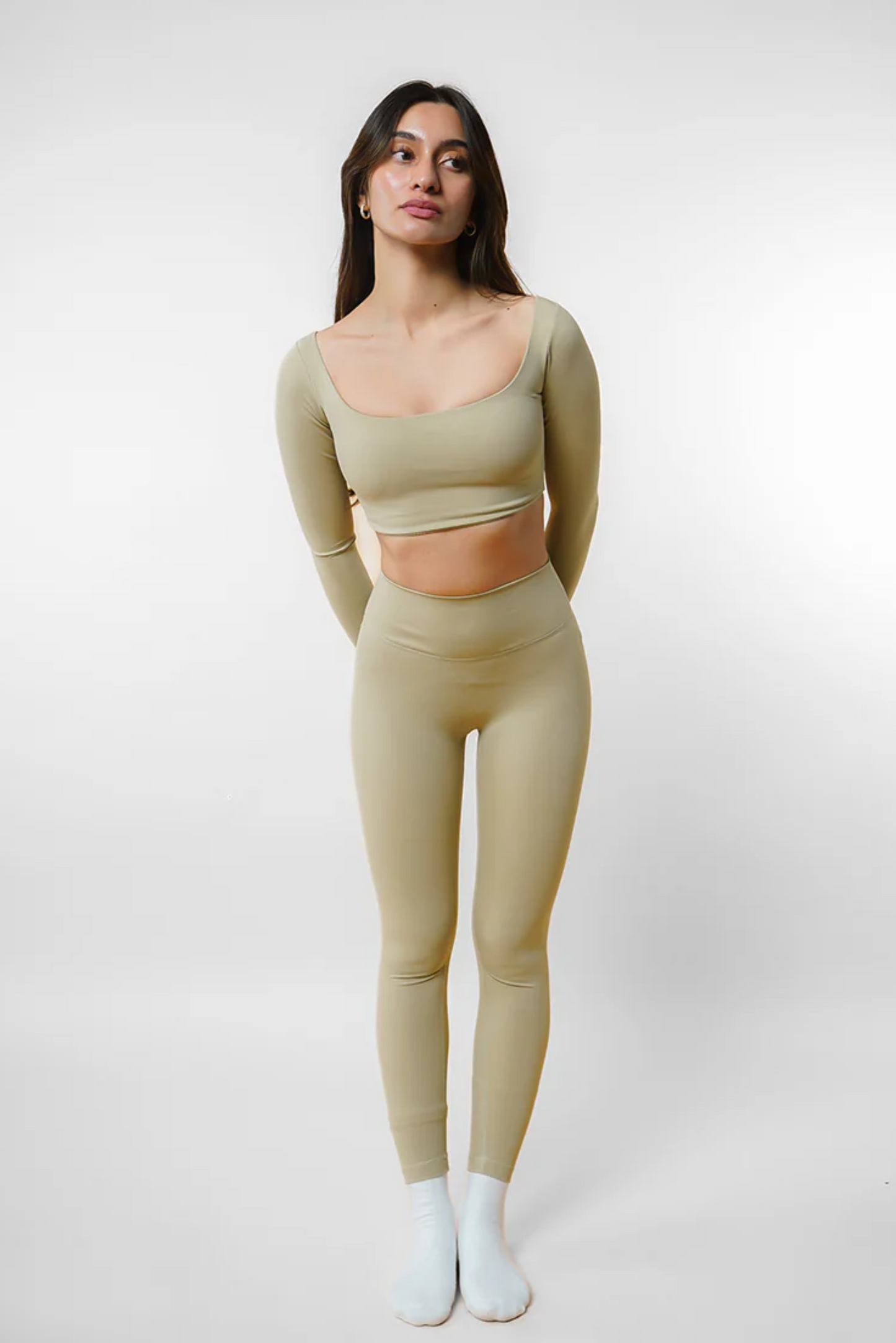 Tights - Matcha Cream
