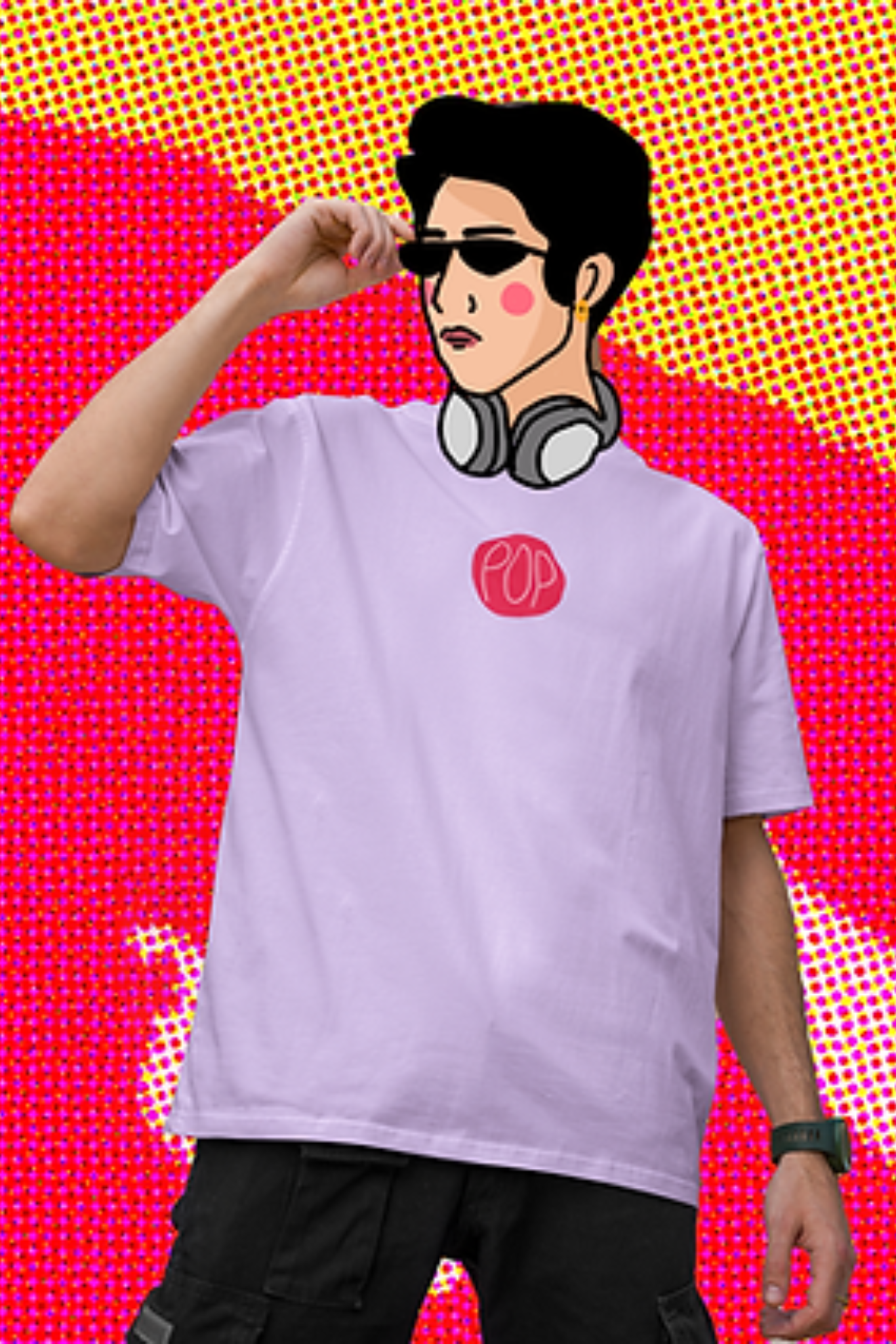 Monalisa-Make it POP | Oversized Aesthetic T-shirt