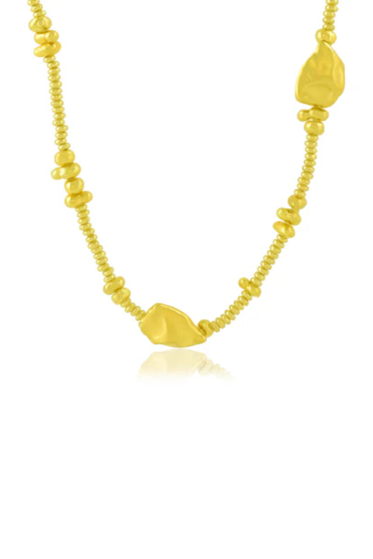 Molten Nugget Station Necklace
