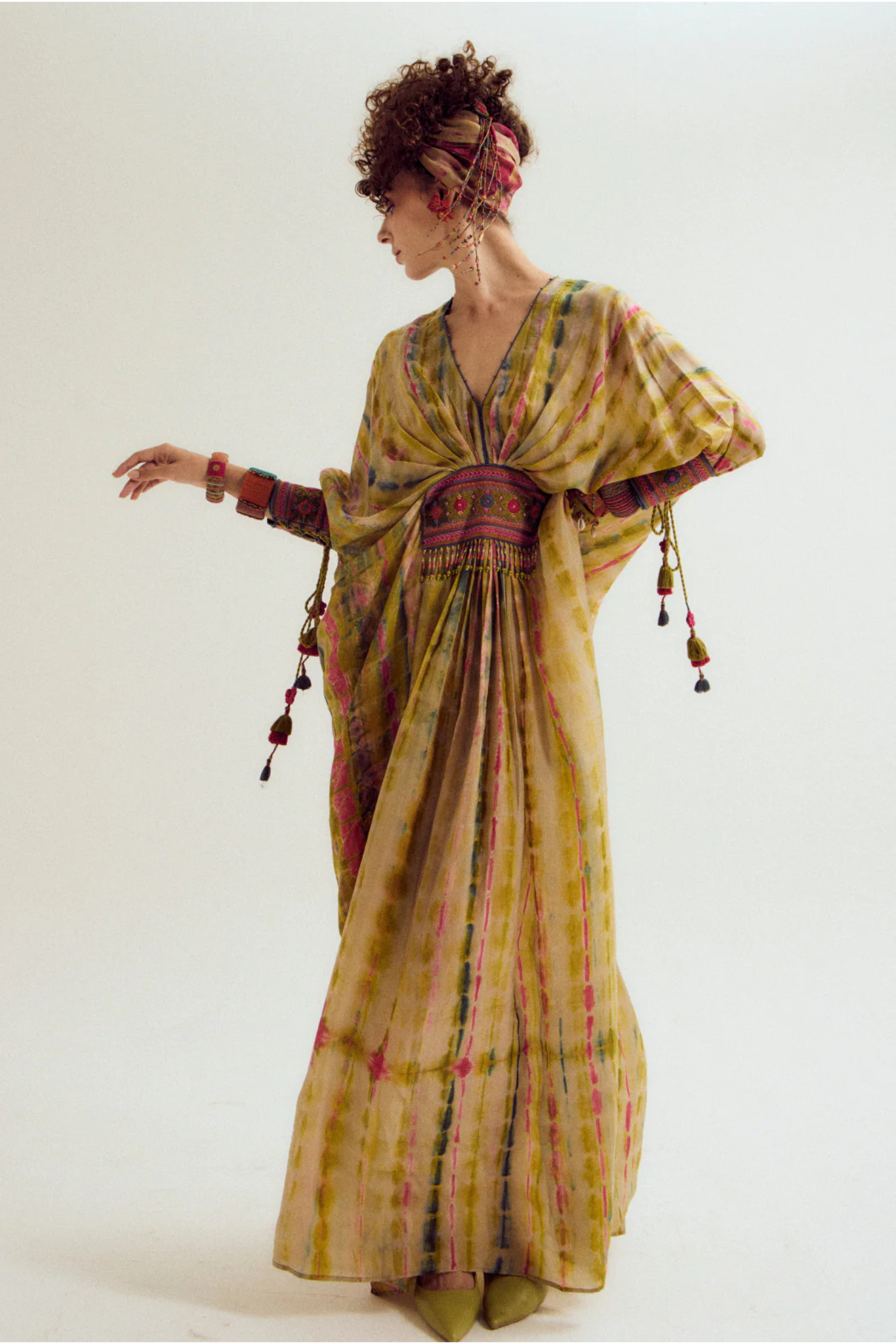 Daisy Tie Dye Kaftan