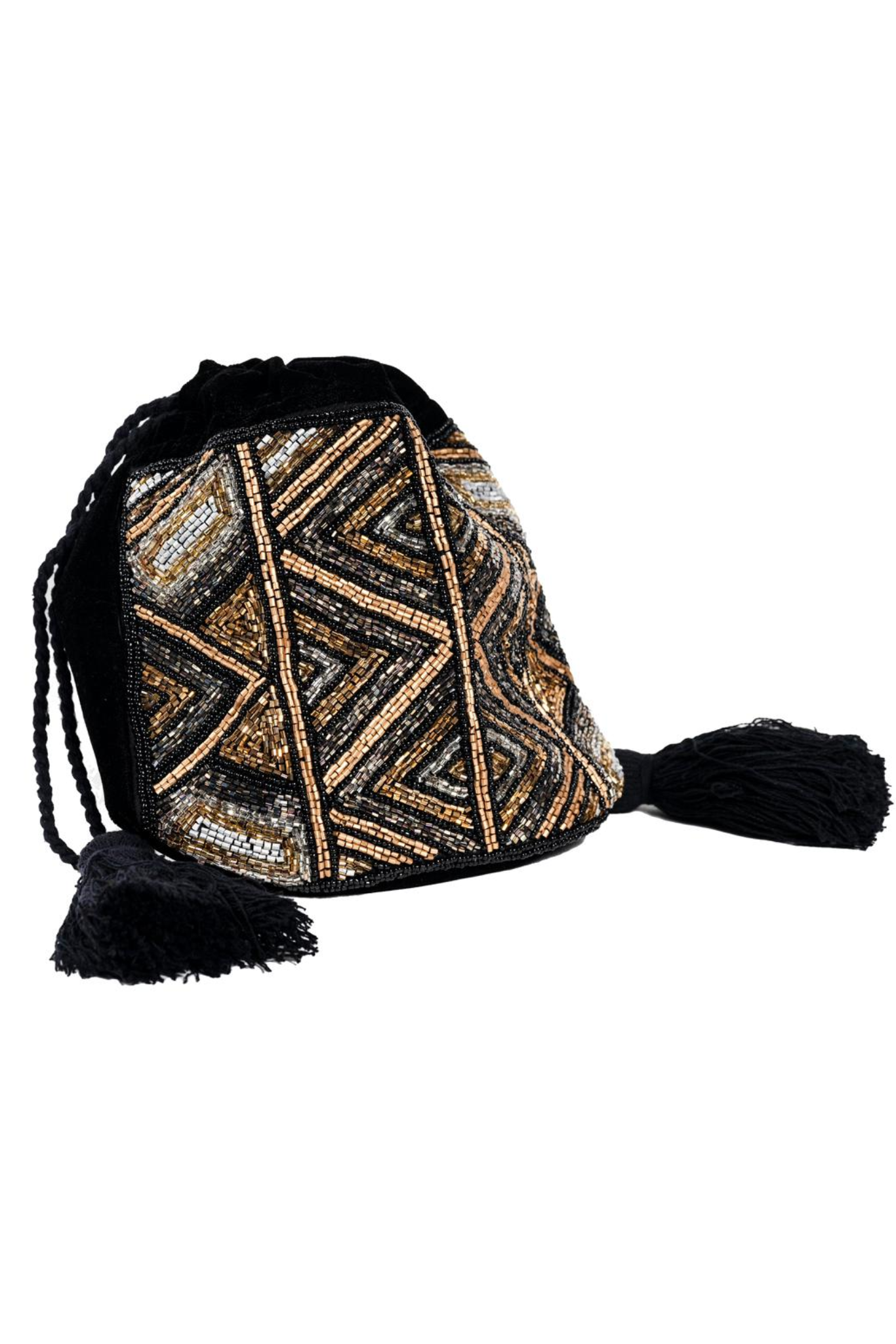 Geoglow beaded potli bag