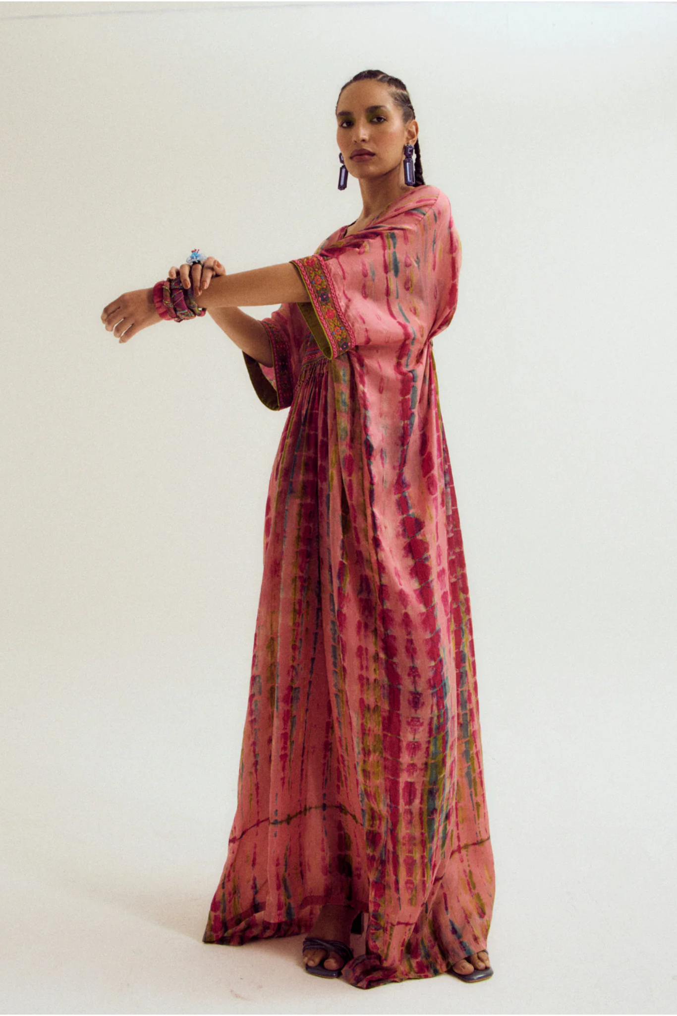 Aster Tie Dye Kaftan