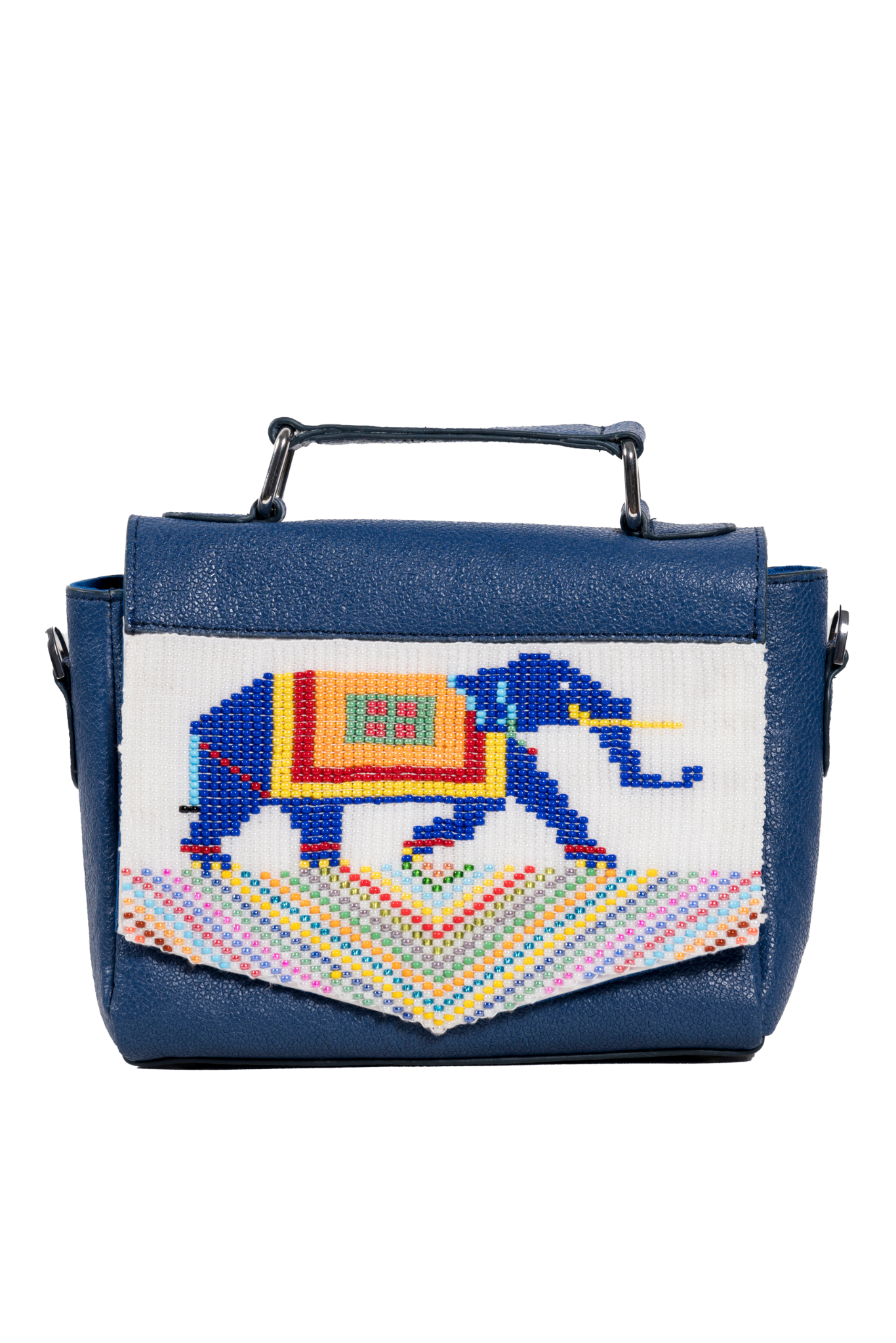 Dhara elephant parade beadwork purse