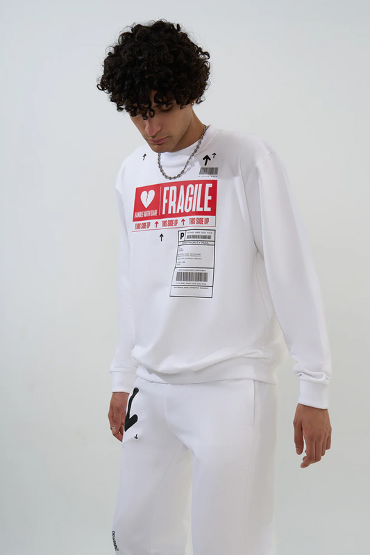 The Fragile Sweatshirt - White