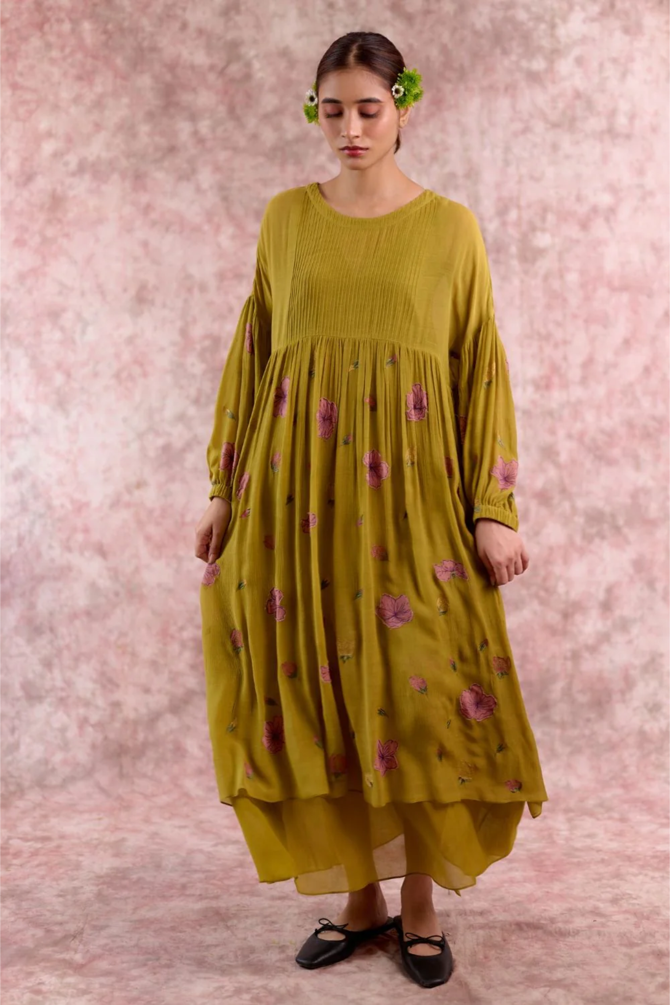 VERA EMBROIDERED DRESS