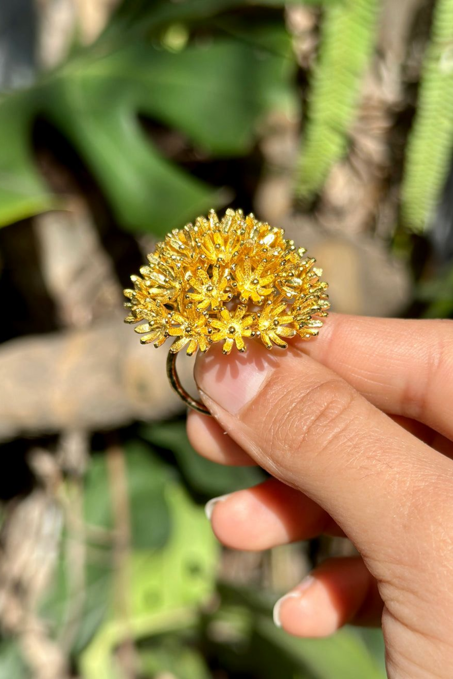 Sunshine Mini Pearl Ring Gold