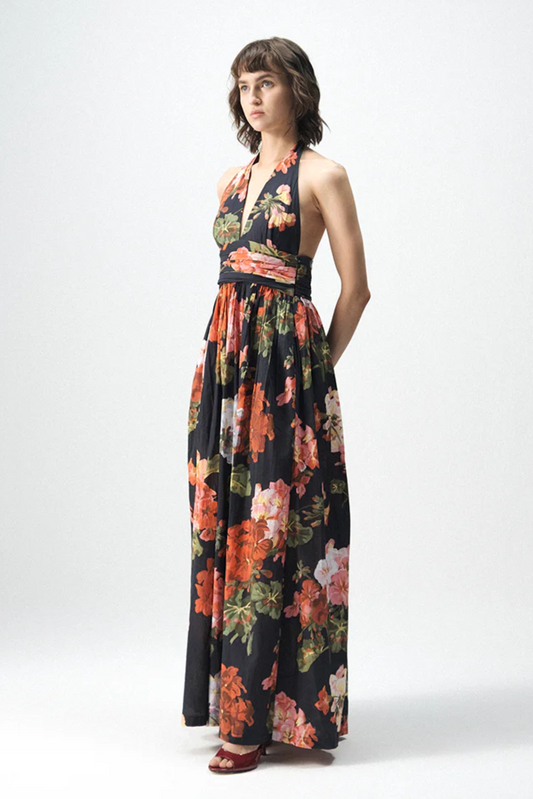 BLOODY MARY HALTER NECK DRESS