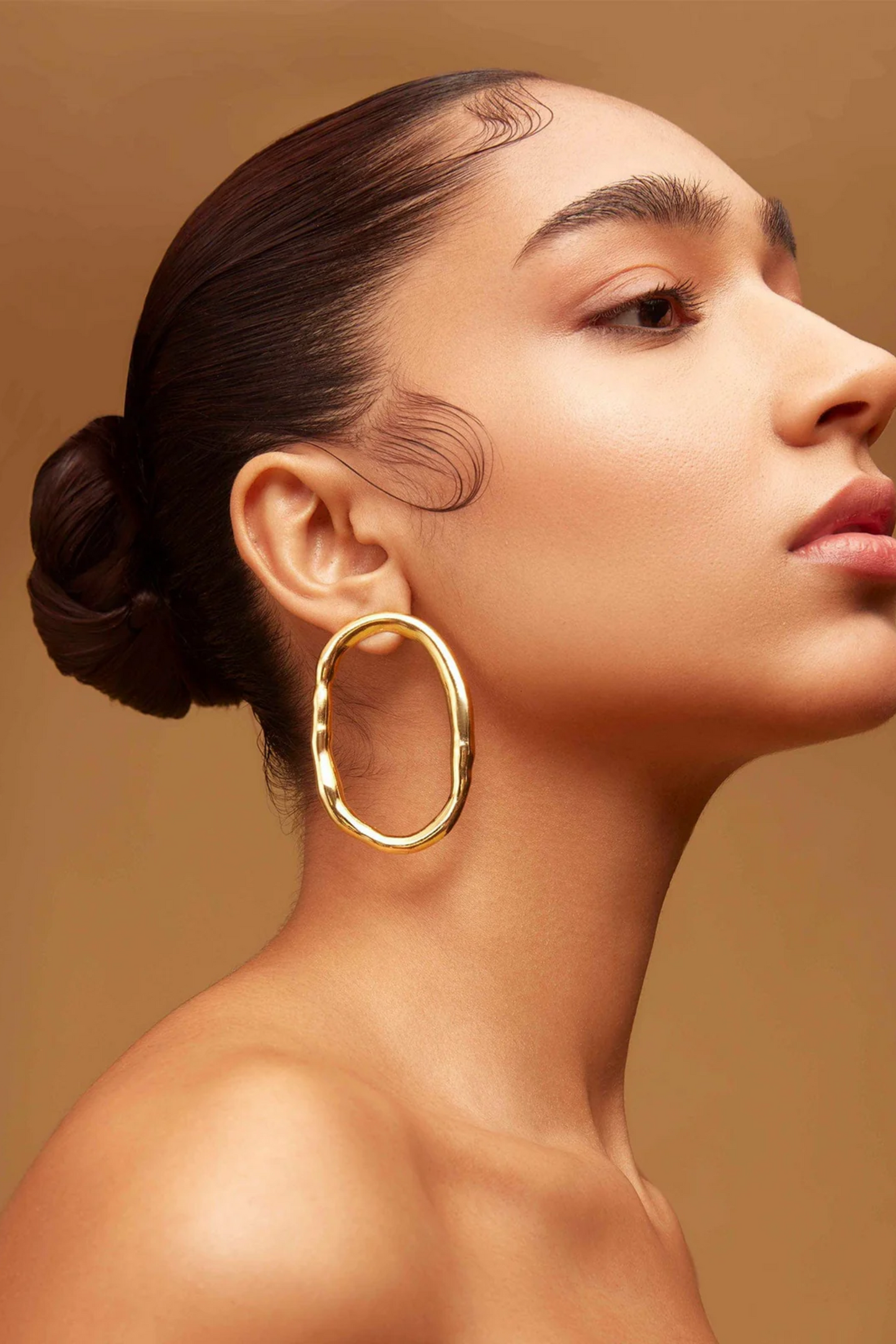 Lumi Hoop Earrings - Golden