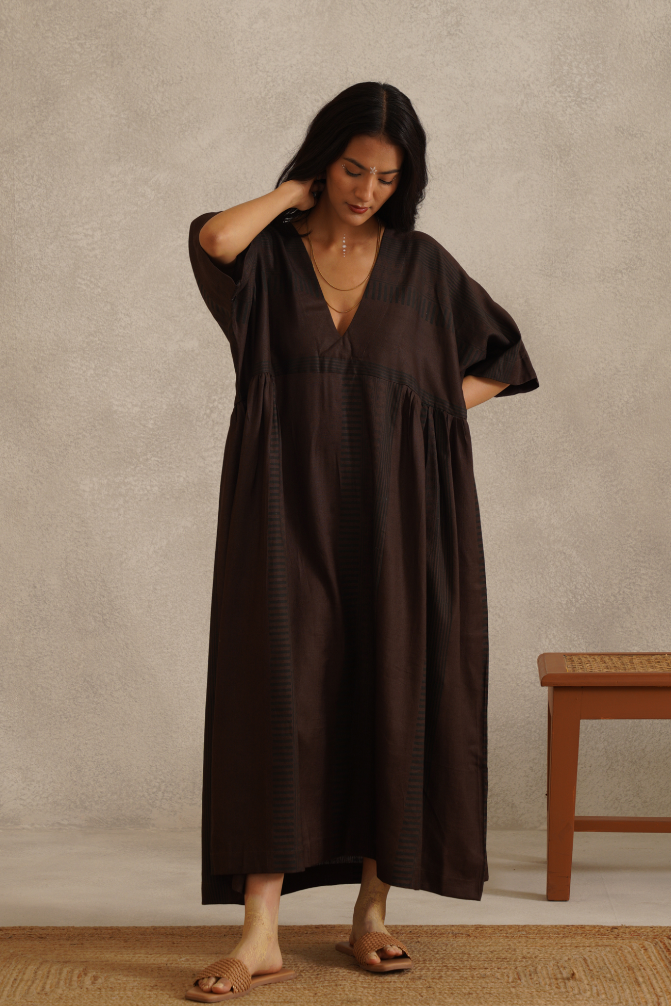 Harmony Dress - Brown