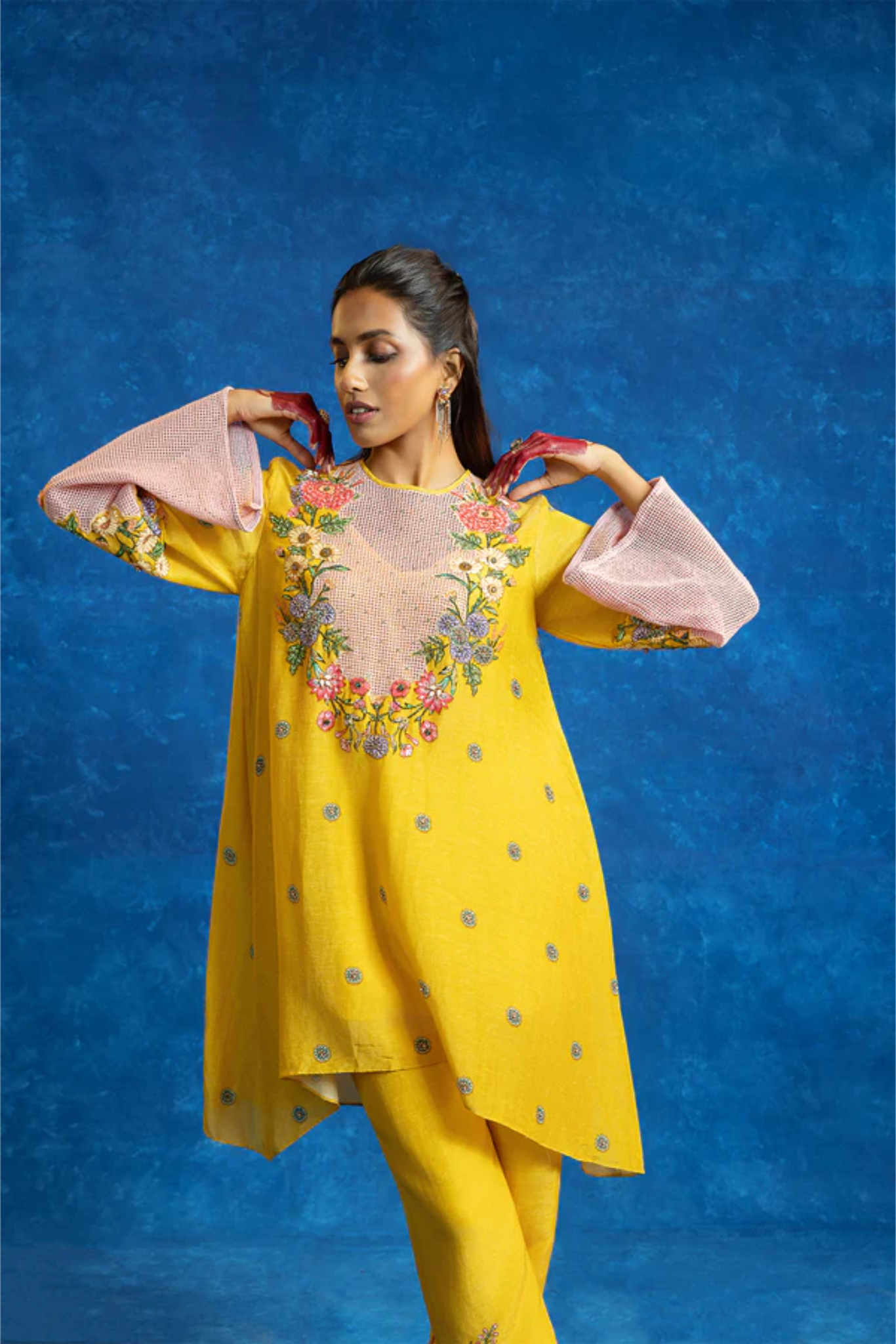 Baghira Appiqued Kurta set