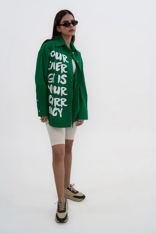 The Jhanavi Shirt - Green