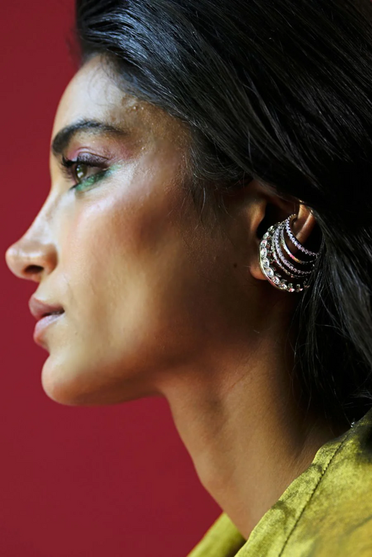 The Echo Earrings - Silver