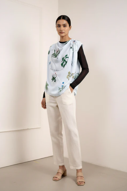 MISTELLE PRINTED TOP