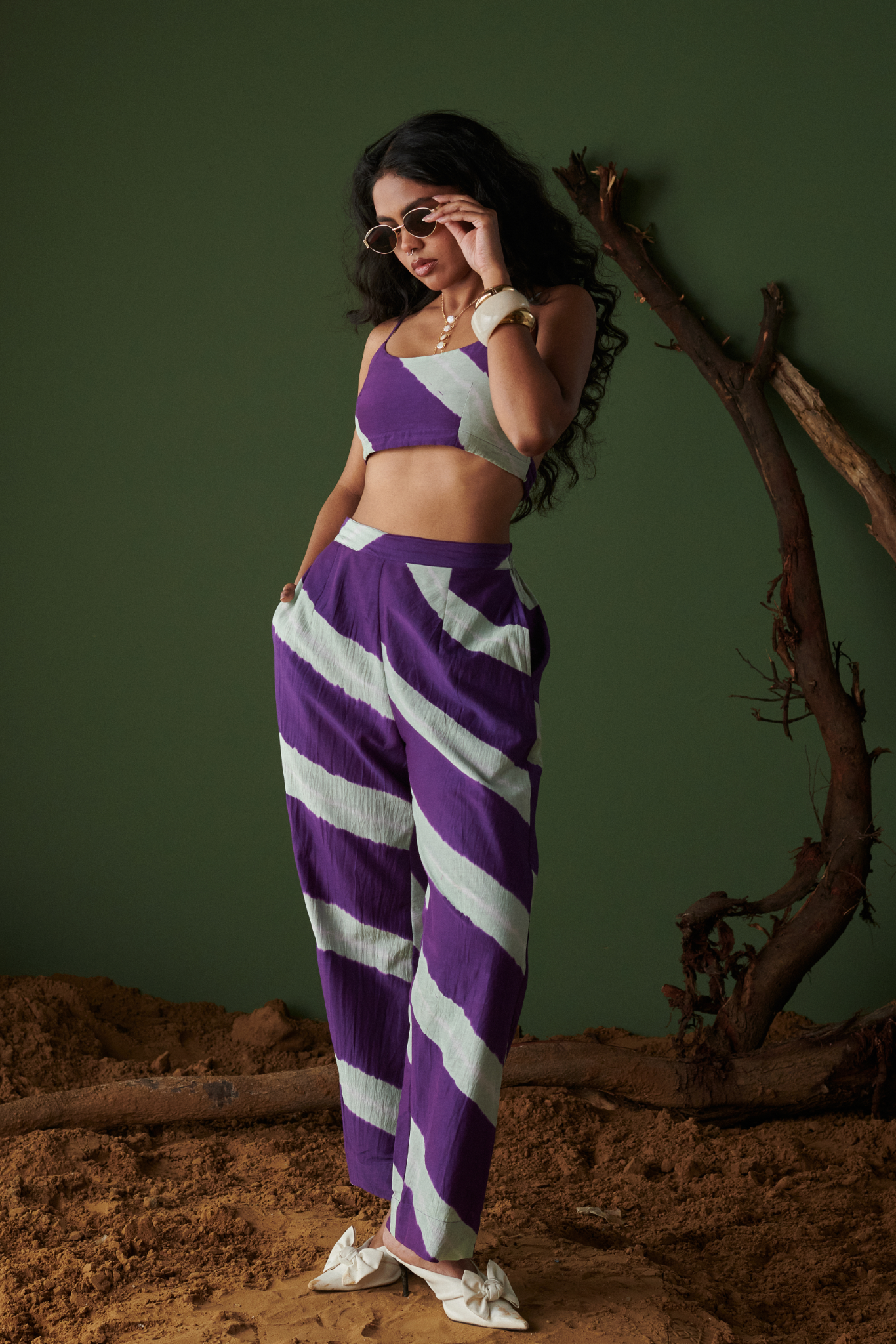 JAMUN SWIRL PANTS