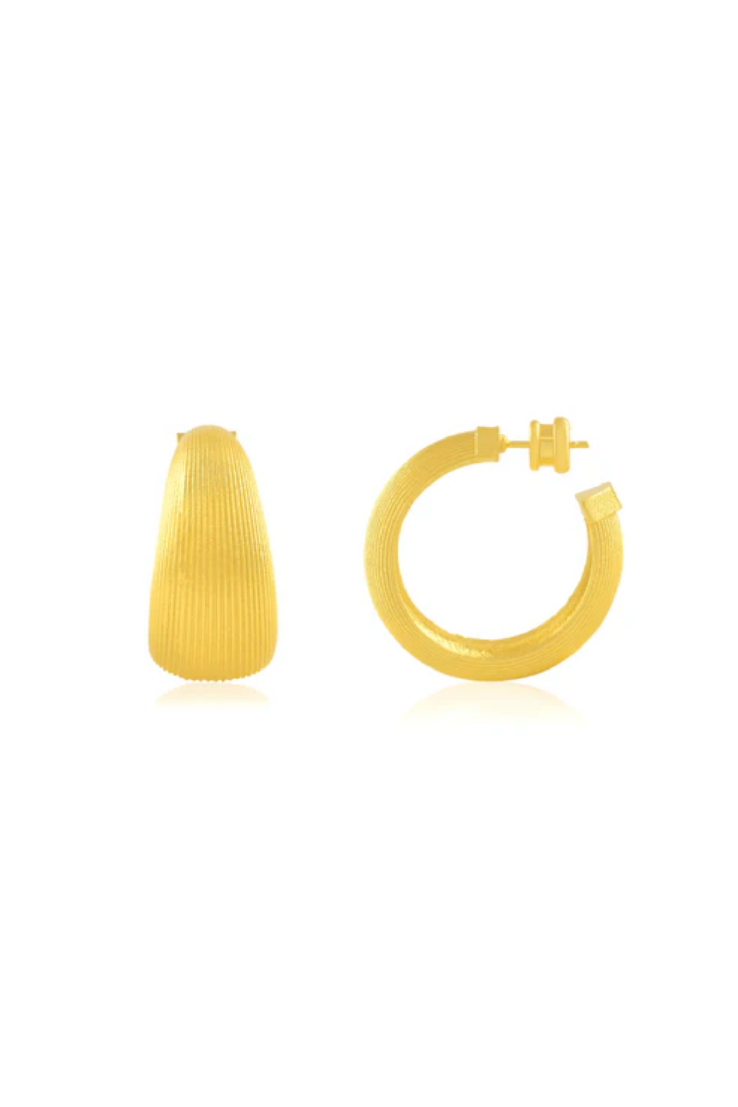 Pratapgari Striated Bold Hoops