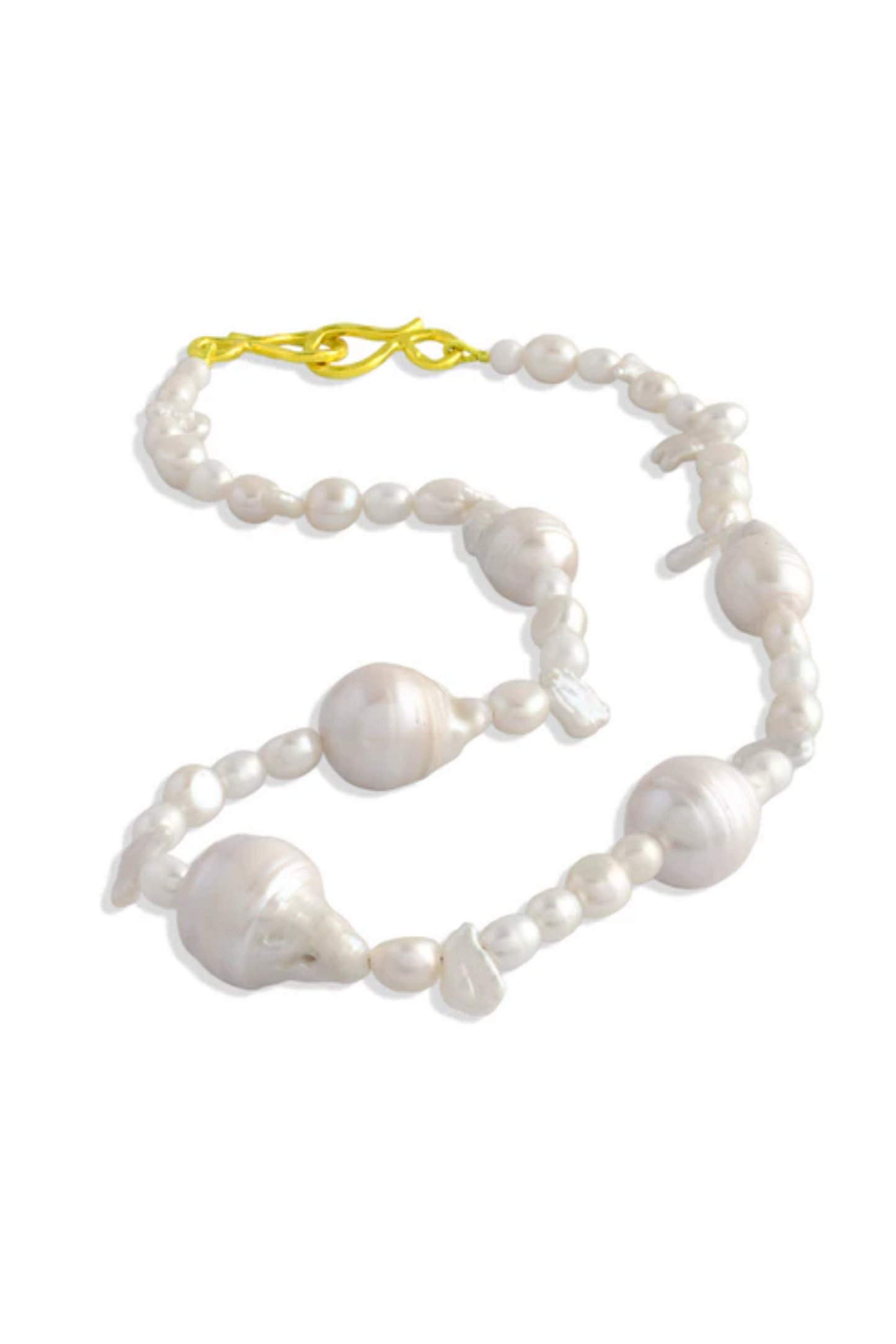Pratapgari Uneven Pearl Necklace